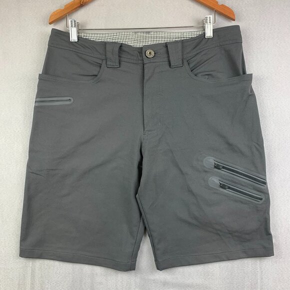 Lululemon Athletica Gray Cargo Performance Shorts - Picture 1 of 9